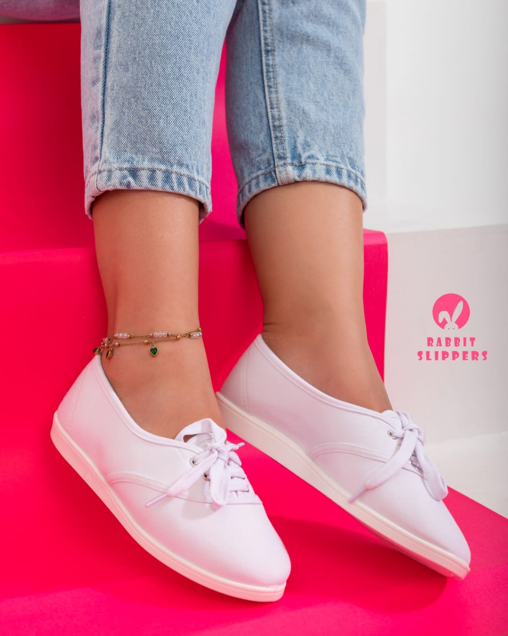 White Canvas Everyday Sneakers