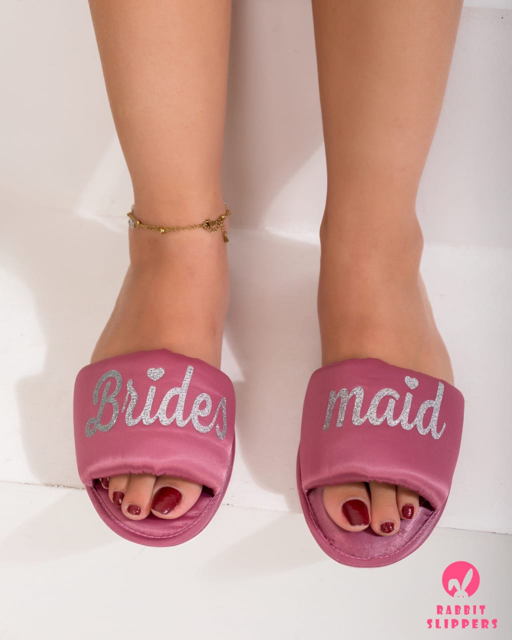 cashmere silver bridesmaid slippers – Soft, Cute & Chic