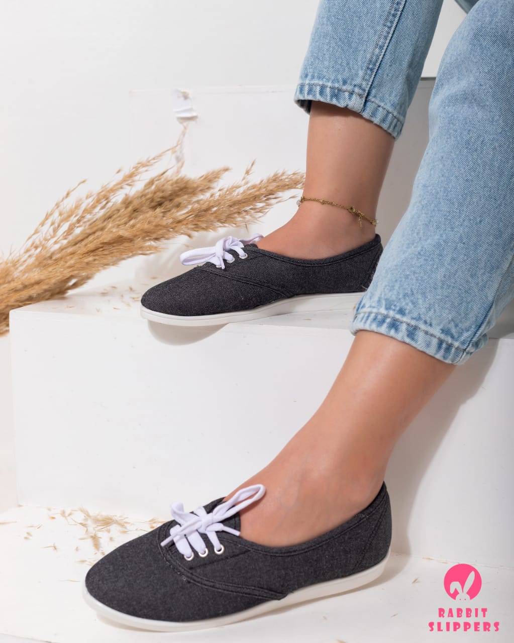 Dark Grey Canvas - Everyday Sneakers