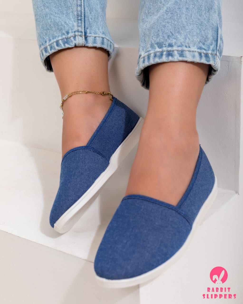 Blue Canvas Everyday Sneakers