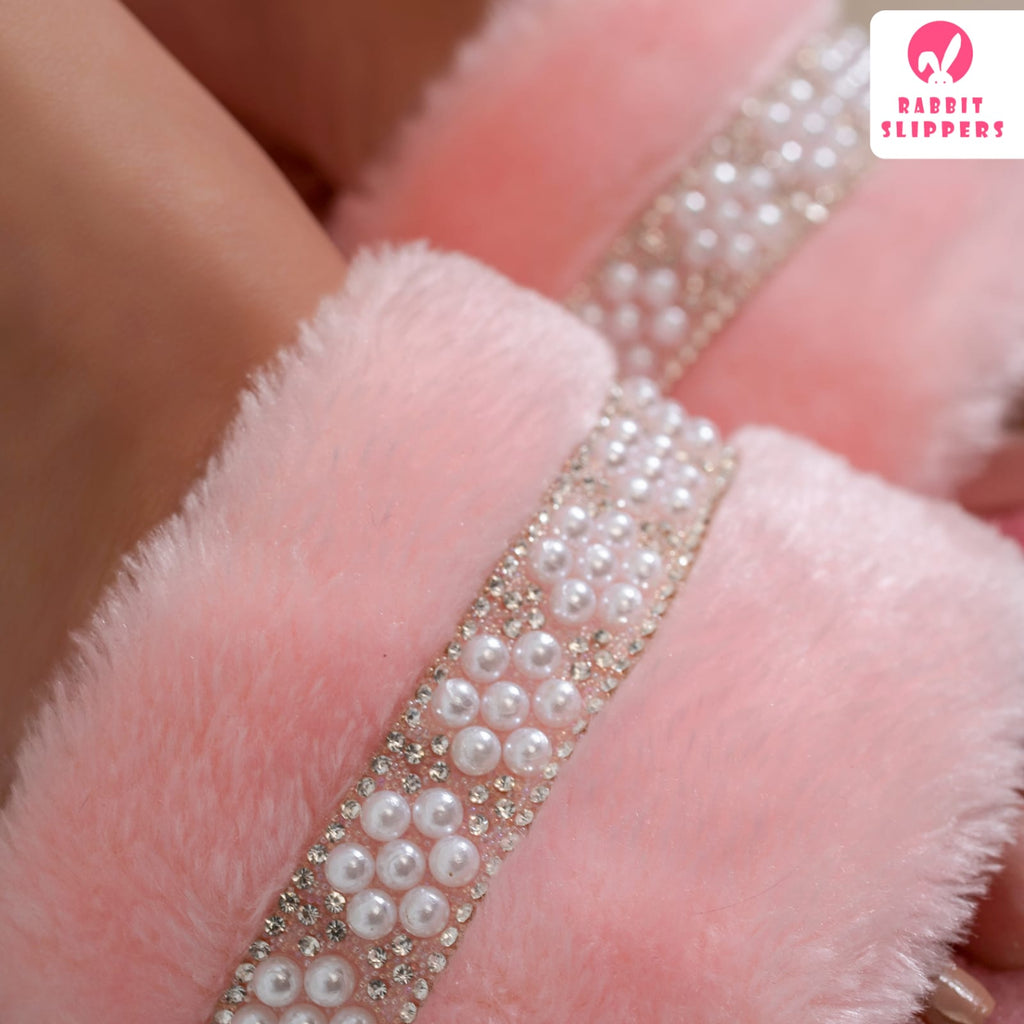 Pearly Fur Slipper