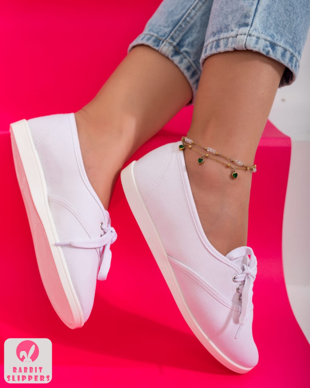 White Canvas Everyday Sneakers